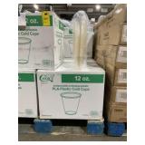 Case of (1,000) 12oz Plastic Cold Cups