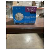 Box of (5) 1-1/4' PVC Solvent Unions