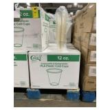 Case of (1,000) 12oz Plastic Cold Cups