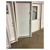 32' x 80' LH Fiberglass Single Panel Exterior Door