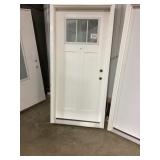 34' x 80' LH Fiberglass Craftsman Style Ext. Door