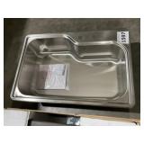 33' x 22' Single Bowl Offset Stainless Sink