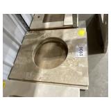 25' x 20-1/2' Sinkless/Holeless Vanity Tops x 2