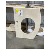 30' x 22' Sinkless Vanity Top