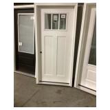 36' x 80' RH Fiberglass Craftsman Style Ext. Door