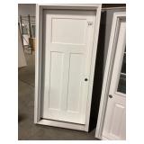 36' x 80' LH Fiberglass Craftsman Style Ext. Door