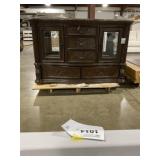 60' x 19' San Marino Server in Dark Brown