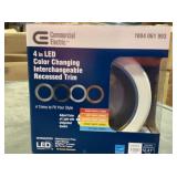 4' LED Color Changing Recessed Trim x8