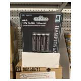 Case Of AAA Solar Rechargeable Batteries x2 Boxes