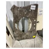 36' x 22' Sinkless Vanity Top