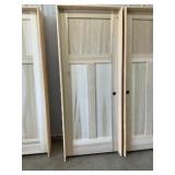 32' x 80' LH Poplar 3-Panel Interior Door
