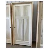 36' x 80' RH Poplar 3-Panel Interior Door