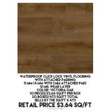 Click Lock Vinyl Floor w/pad x 473 SF