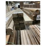 2-1/4' x 6' Square Poplar Handrails x 14