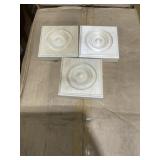 Case of 4-1/2' Aspen Rosette Casing Blocks x2