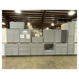 12Pc Pacific Gray 36' Kitchen Set