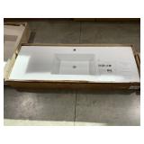 Aquabella 55' Wall Mount Sink in White