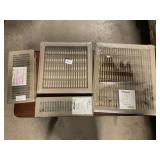 Mixed Floor And Wall Registers In Brown x8