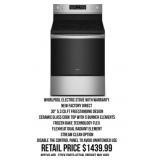 Whirlpool Electric Stove With Warranty