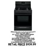 Frigidaire Gas Stove With Warranty