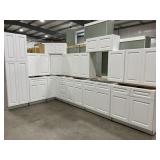 15pc. Silvercreek Aspen White 30' Kitchen