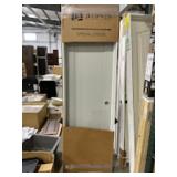 24' x 80' LH Primed ASH 1-Panel Interior Door.