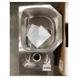 32' x 21' Dual Right Undermount Stainless Sink