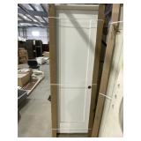 28' x 80' LH Primed MDF 1-Panel Interior Door