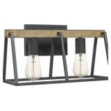 Quoizelï¿½ 2-Bulb Vanity Light in Ash