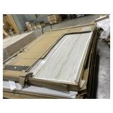 60' x 36' x 96' Solid Surface Shower Wall Kit