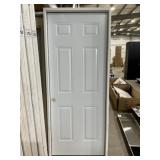 32' x 80' RH Steel 6-Panel Exterior Door