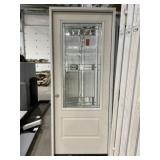 32' x 80' RH 3/4 View FG Door W/ Deco Glass