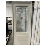 32' x 80' LH 3/4 View FG Door W/ Deco Glass
