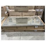 59' x 28' LED Mirror with Chrome Frame