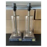 Hampton Bayï¿½ 13.5' Lamp Base in Nickel x 2