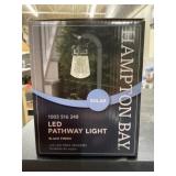 Hampton Bayï¿½ LED Pathway Light In Black x4