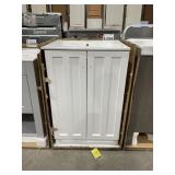 24' Single Bath Vanity in White with Sink Top