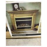 Pyromasterï¿½ Fireplace Wall Mantel Cabinet & Base