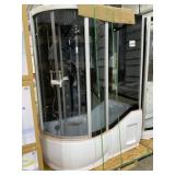 Fancy LH Tub/Shower Unit with Bluetooth