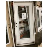 3-0 RH Fiberglass FV Exterior Door in White