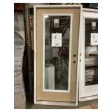 3-0 LH Fiberglass FV Exterior Door in Tan