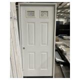 36' x 80' LH Steel Craftsman Style Exterior Door
