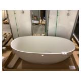 67' Acquabella Brown Freestanding Solid Stone Tub
