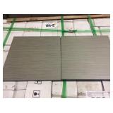 12' x 12' Gray Porcelain Tile x594 SF