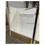 60' x 75' LH Fiberglass Tub/Shower Surround