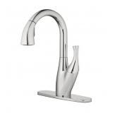 Single Handle Pull-Down SS Faucet w Side Spray