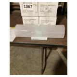 18' Fluorescent Ribbed Vanity Light x 4