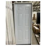 32' x 80' LH Steel 6-Panel Exterior Door