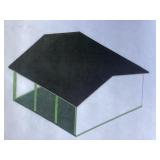 20x20x10 Pole Barn/Pavilion Framing Package