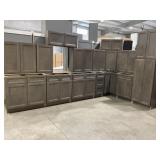 15pc. Silvercreek Westpoint Gray 30' Kitchen